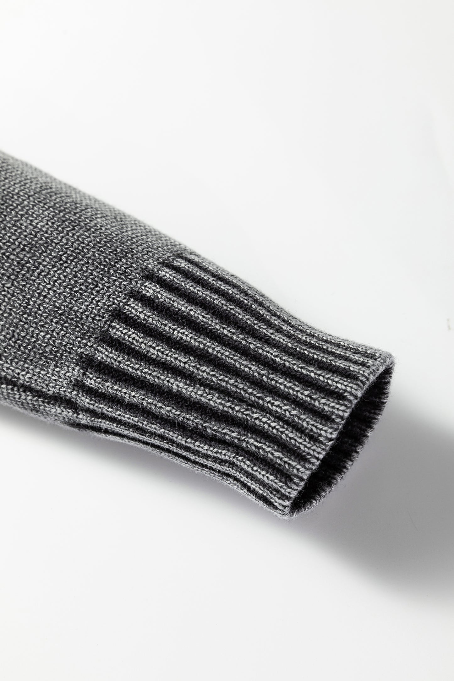 Black Mineral Wash V Neck Knit Exposed Seam Drop Shoulder Loose Sweater