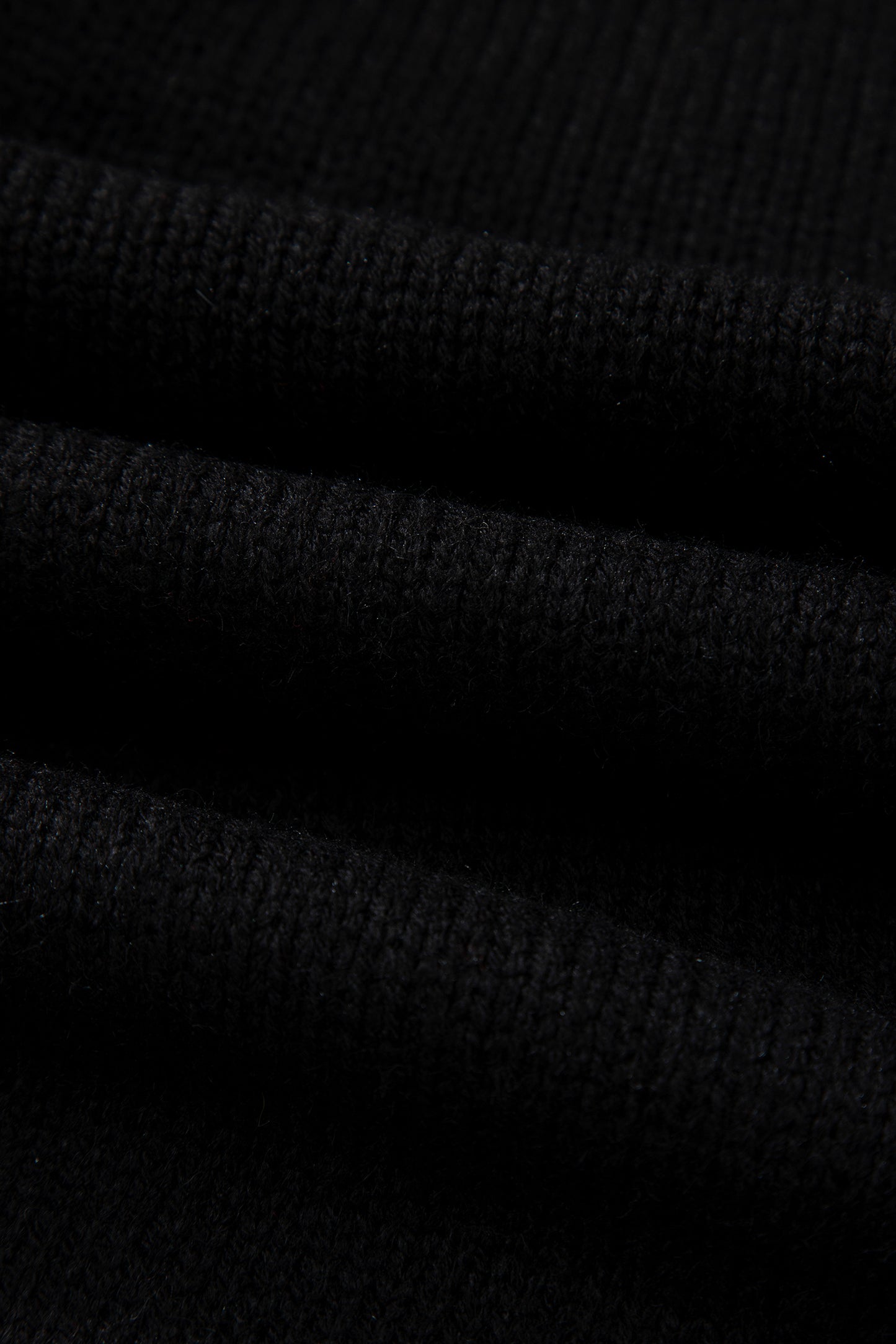 Black Bow Backless Bubble Sleeve Sweater