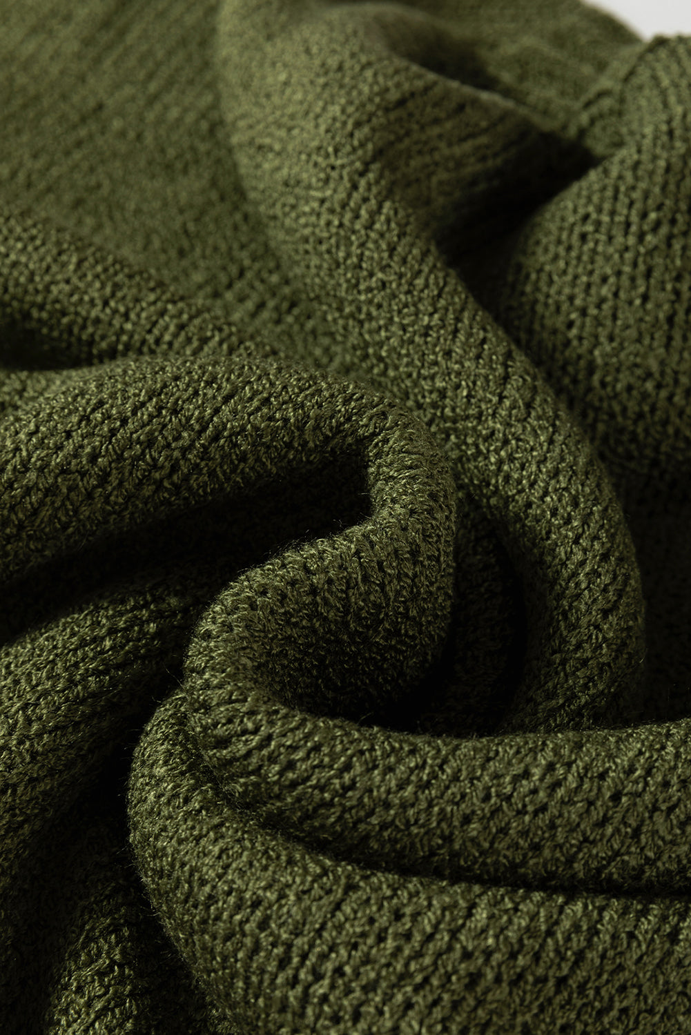 Four Leaf Clover Oversize Drop Shoulder Slouchy Sweater Dress