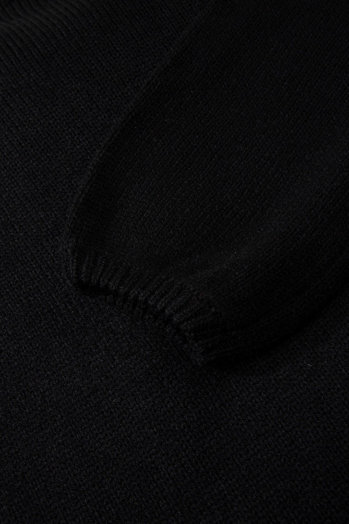 Black Bow Backless Bubble Sleeve Sweater